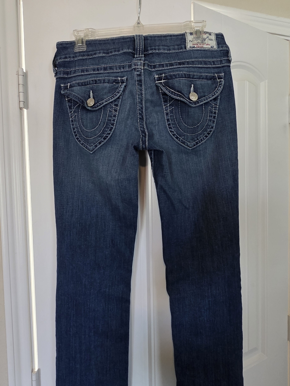 True Religion Dark Indigo Straight-Leg Jeans